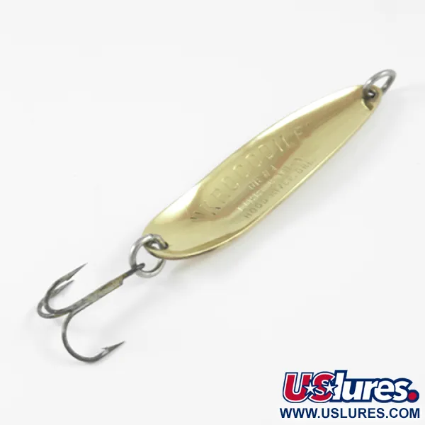 Luhr Jensen Krocodile Die #4 Cucharilla, Latón martillado, 14g, #2956