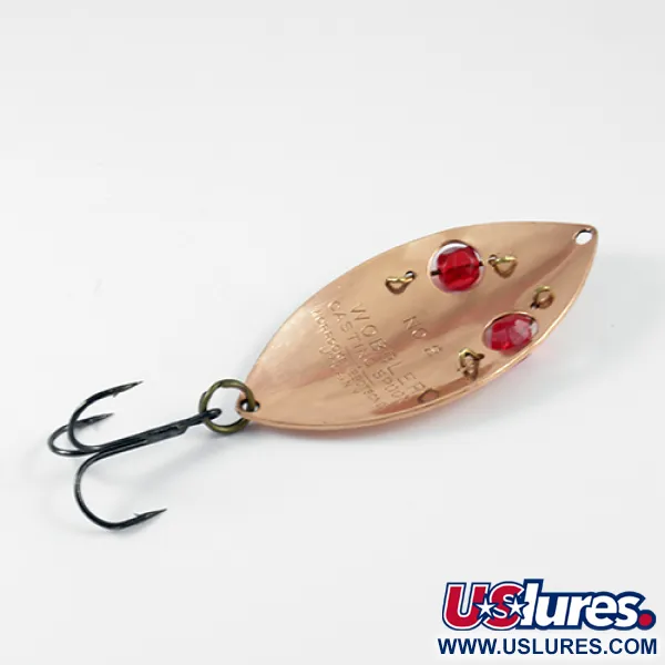 Horrocks-Ibbotson Wobbler Cucharilla, Cobre/Ojos rojos, 23g, #2958