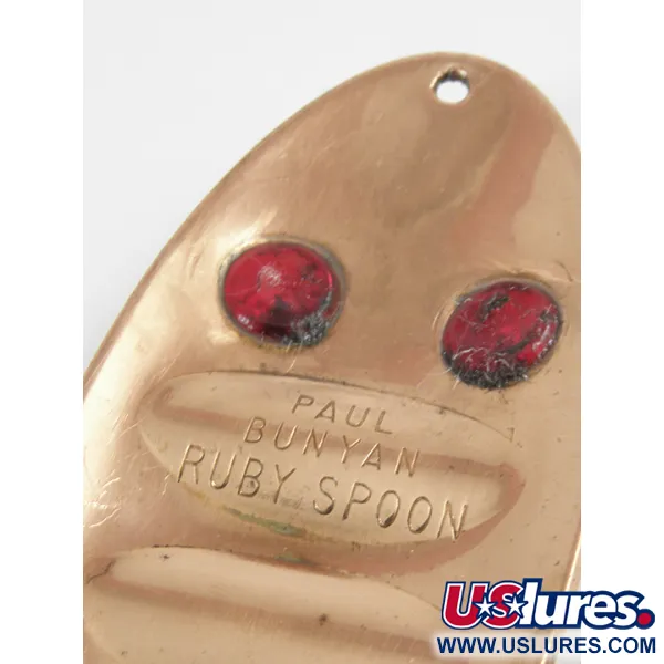 Cucharilla Paul Bunyan Ruby Spoon, Cobre, 25g, Ojos Rojos, #2960