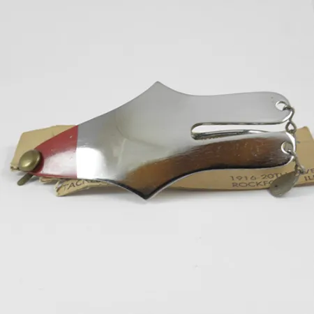 Weedless Flirty Gertie Cucharilla, Níquel / Rojo, 21g, Antialga, #2961