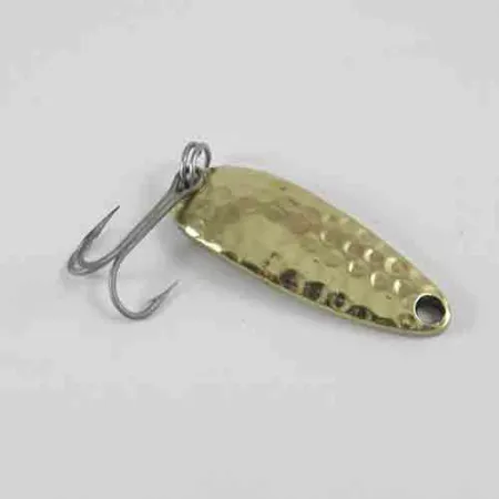 Luhr Jensen Krocodile Cucharilla, Latón martillado, 9g, #2964