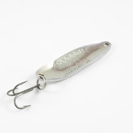 Luhr Jensen Krocodile Die #3 Cucharilla, Níquel / Verde, 10g, #2967