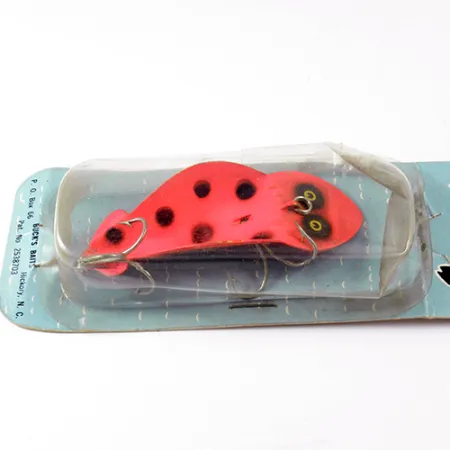 Buck Perry Spoonplug Series 200 Cucharilla, Rojo / Negro, 17g, #2978