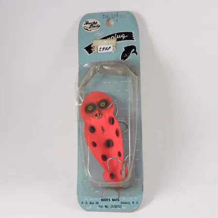 Buck Perry Spoonplug Series 200 Cucharilla, Rojo / Negro, 17g, #2978