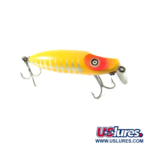 Millsite Wig Wag Floater Flotante, Amarillo / Rojo, 12g, Tenite, #2987