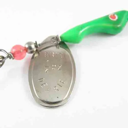Erie Dearie Walleye Killer Spinner, Níquel / Verde, 9g, USA, #2991