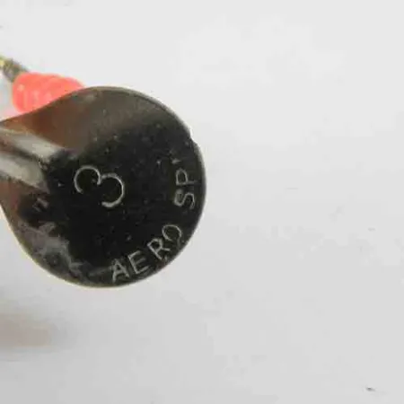 Aeroplane Spinner Aero spin 3 Cucharilla Hélice, Níquel/Rojo, 4g, #2992