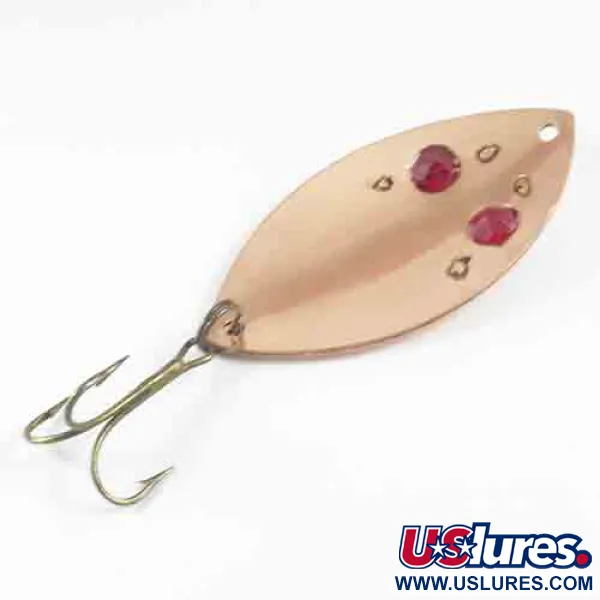 Gibbs Ruby Eye Wiggler Cucharilla, Cobre, 35g, Cuentas Rojas, #2993