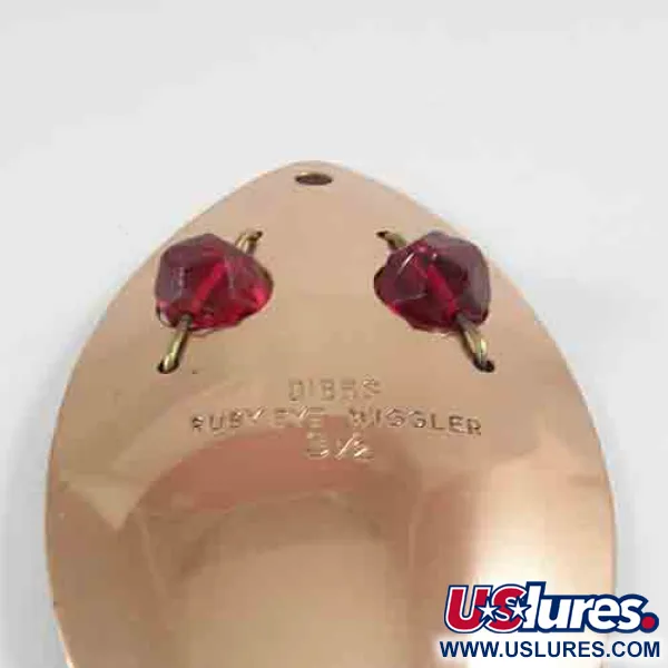 Gibbs Ruby Eye Wiggler Cucharilla, Cobre, 35g, Cuentas Rojas, #2993