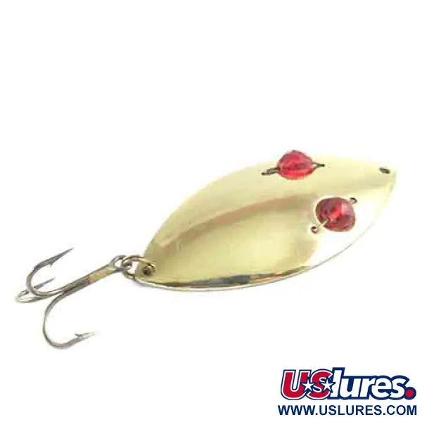 Cucharilla Hofschneider Red Eye Wiggler, Latón, 21g, Ojos Rojos, #2994