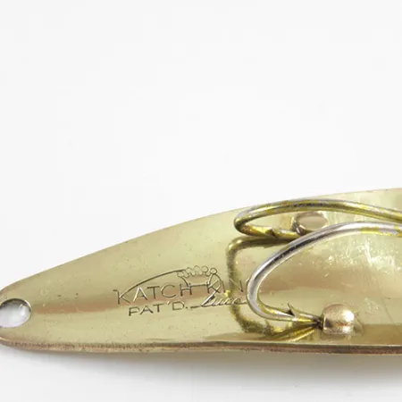 Katch King Weedless Cucharilla, Latón martillado, 10g, antihierba, #2996