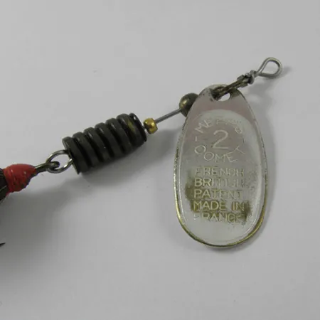 Mepps Comet 2 Cucharilla, Níquel, 4.5g, Cola ardilla, #3005