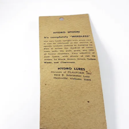 Hydro Lures Weedless Hydro Spoon, Green / Red / Yellow, 17g, #3017