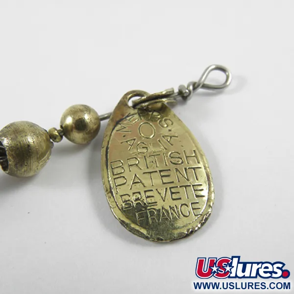 Mepps Aglia 0 Cucharilla, Latón, 2,5g, Diseño Original, #3026