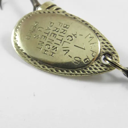 Mepps Aglia 1 Cucharilla Giratoria, Latón, 3.5g, Diseño Clásico, #3028