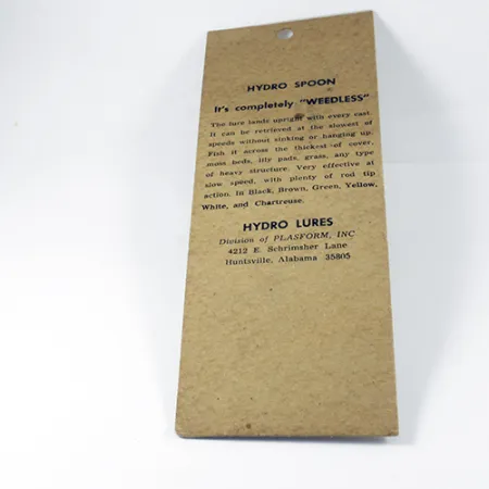 Hydro Lures Weedless Hydro Spoon, Blanco/Gris/Rojo, 14g, Anti-algas, #3039