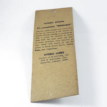 Hydro Lures Weedless Hydro Spoon Cuchara, Lucio, 14g, Antihierbas, #3040