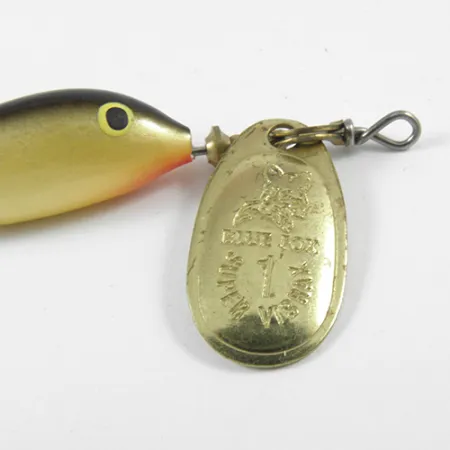 Blue Fox Vibrax Minnow Spin 1 Cucharilla, Latón, 4g, Logo Fox, #3064