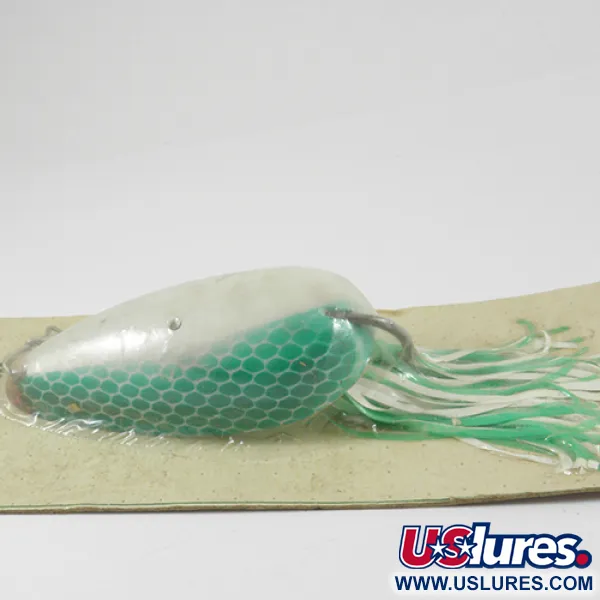 Hydro Lures Weedless Hydro Spoon Cucharilla, Blanco/Verde, 17g, #3074