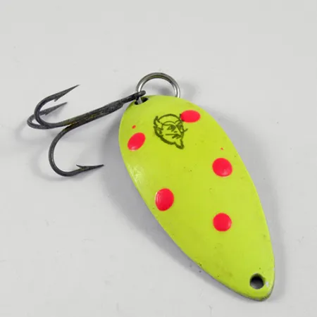 Dardevle Devle Dog 7700 Cucharilla, Amarillo/Rojo/Níquel, 14g, #3095