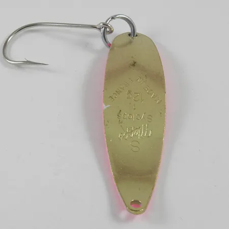 Mepps Syclops 1 Cucharilla, Rosa/Latón, 12g, Anzuelo Simple, #3097