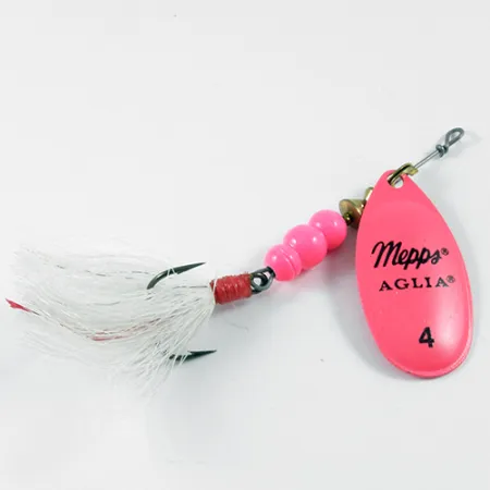 Mepps Aglia Hot Pink 4 Dressed (bucktail) Cucharilla, Rosa, 10g, #3099