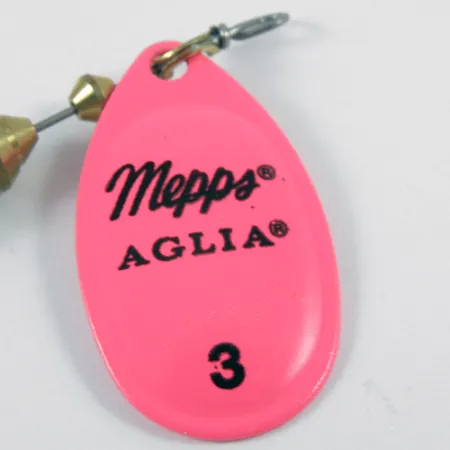 Mepps Aglia Hot Pink 3 Cucharilla, Rosa fluorescente, 7g, #3106
