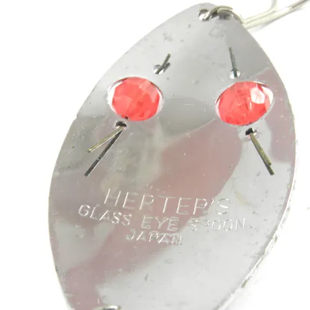 Herter's Glass Eye Spoon Cucharilla, Níquel/Ojos Rojos, 25g, #3129