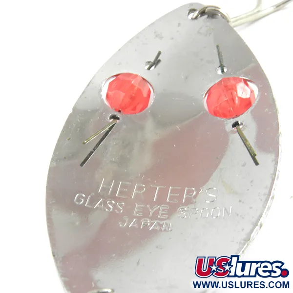 Herter's Glass Eye Spoon Cucharilla, Níquel/Ojos Rojos, 25g, #3129