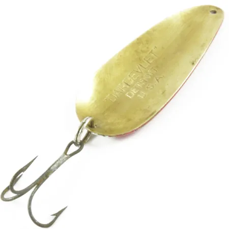 Eppinger Dardevle Dardevlet, 21g Rojo/Blanco/Latón, Cucharilla #3133