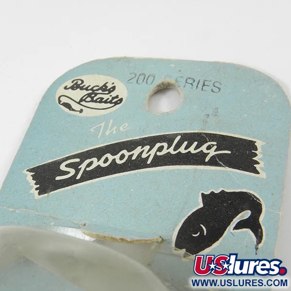 Buck Perry Spoonplug 200 Series Cuchara, Rojo / Blanco, 17g, #3142
