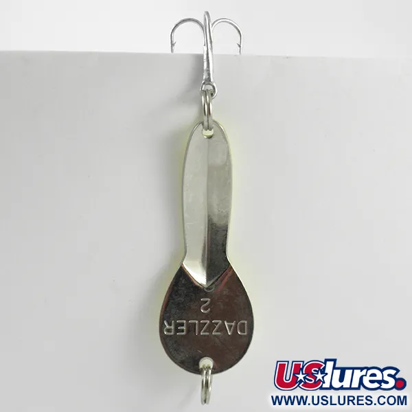 Acme Dazzler #2 Cucharilla, Amarillo / Níquel, 7g, Vintage, #3143