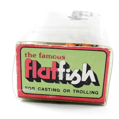 Helin Tackle FlatFish X5 Señuelo, Rojo / Negro, 5,5g, Vintage, #3148