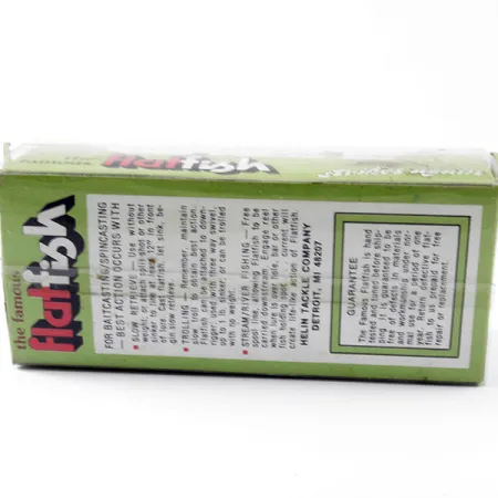 Helin Tackle FlatFish X5 Señuelo, Rojo / Negro, 5,5g, Vintage, #3148