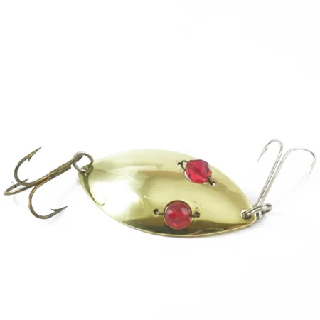 Hofschneider Red Eye Wiggler Cucharilla, Latón/Rojo, 25g, Ojos, #3158