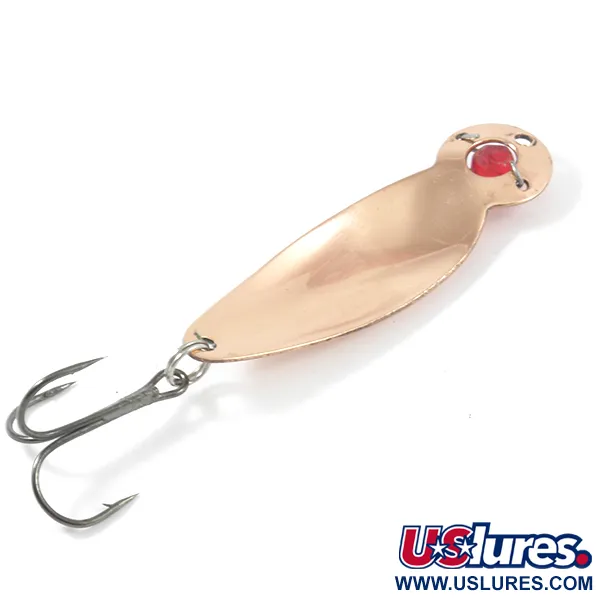 Lucky Strike One Eye Wiggler Cucharilla, Cobre, 14g, Ojo Rojo, #3160