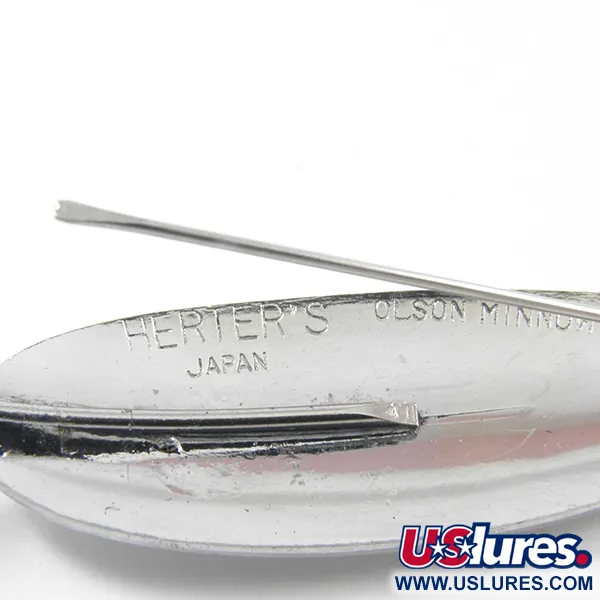 Herter's Olson Minnow Cucharilla Antialgas, Níquel, 8,5g, #3167