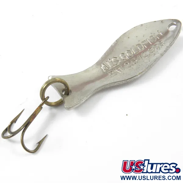 Al's gold fish Cucharilla, Níquel, 4,5g, Estilo Clásico, #3189