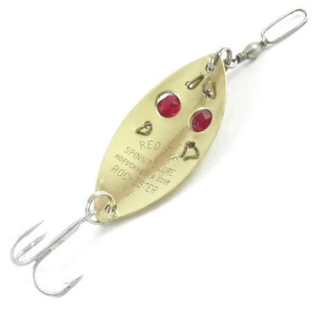 Hofschneider Red Eye junior Cucharilla, Gold / Red Eyes, 11g, #3216