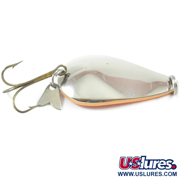 Acme K.O. Wobbler Cucharilla, Níquel/Naranja, 21g, Sonic Flipper Tail, #3226