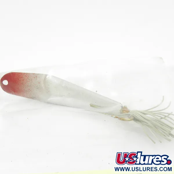 Weedless Barney Spoons Cucharilla, Blanco / Rojo, 7g, anti-maleza, #3227