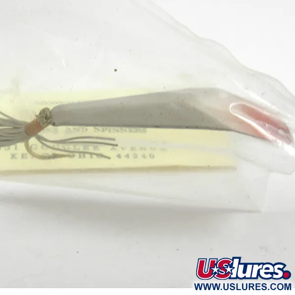 Weedless Barney Spoons Cucharilla, Blanco / Rojo, 7g, anti-maleza, #3227