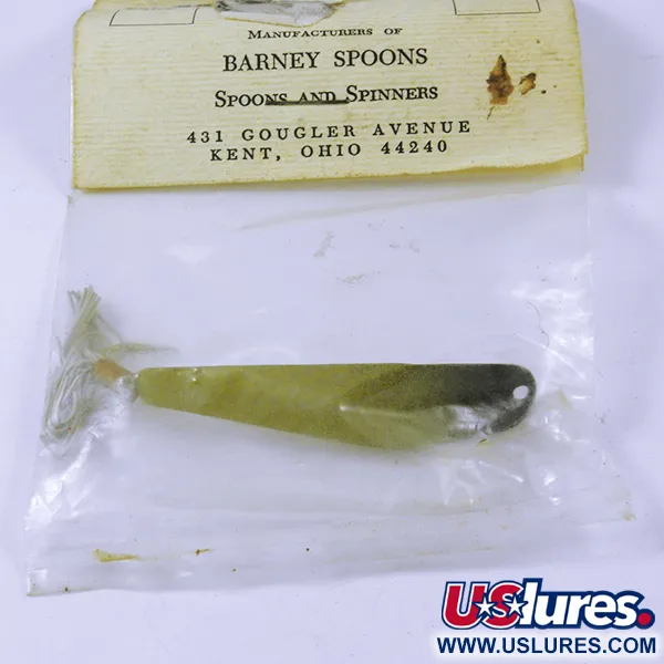 Barney Spoons Weedless, Amarillo, 7g, Cucharilla Anti-enganche #3228
