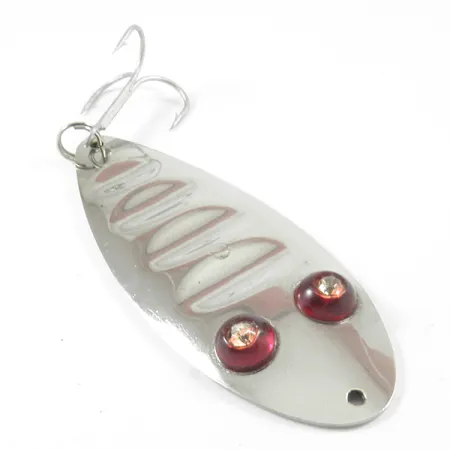 Paul Bunyan Ruby Spoon Cucharilla, Nickel / Red Eyes, 25g, Ojos cristal, #3232