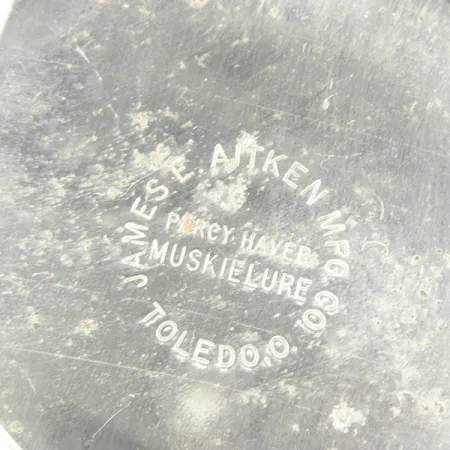 James Aitken Muskielure Cucharilla, Rojo/Blanco/Níquel, 53g, #3235