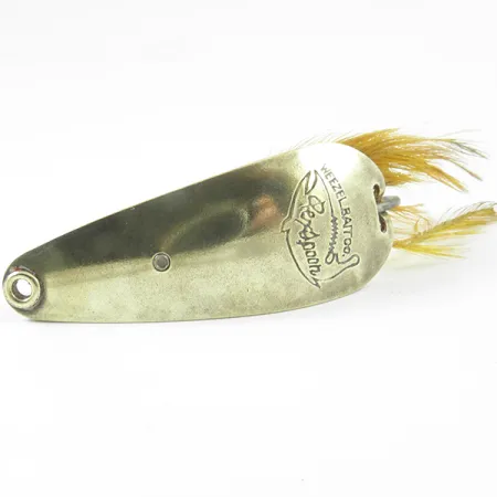 Weezel Rex Weedless Spoon Cucharilla, Latón, 12.5g, Plumas, #3237