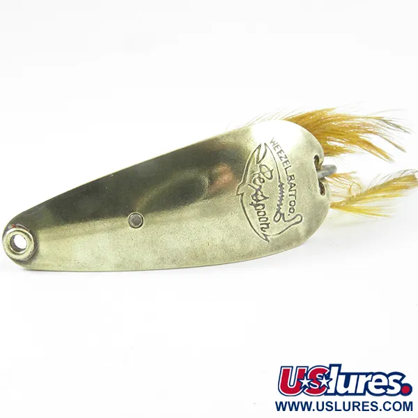 Weezel Rex Weedless Spoon Cucharilla, Latón, 12.5g, Plumas, #3237