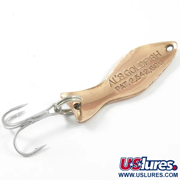 Al's Goldfish Cucharilla, Cobre, 4.5g, Grabado de escamas, #3243