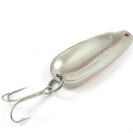 Blue Fox Tor-P-Do Cucharilla, Hammered Nickel / Orange Red, 14g, #3246