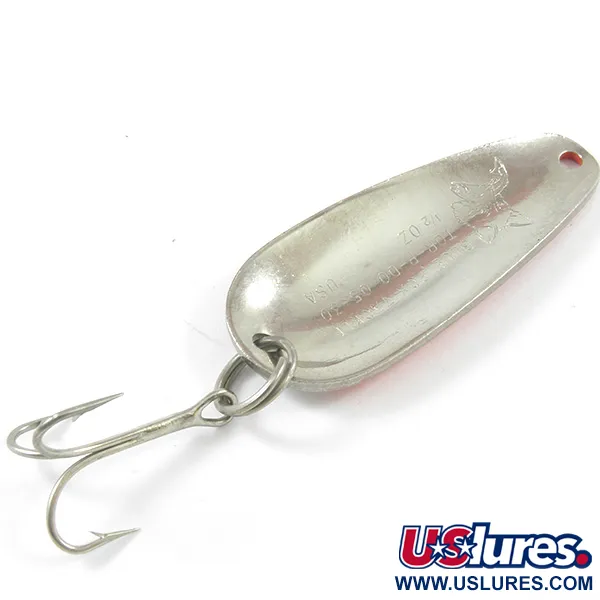 Blue Fox Tor-P-Do Cucharilla, Hammered Nickel / Orange Red, 14g, #3246